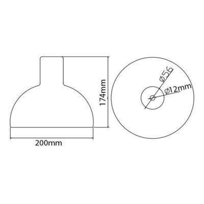 Vito 4102450 Пендел за таван ART-300 1xE27 CHROME IP20 60W 220V