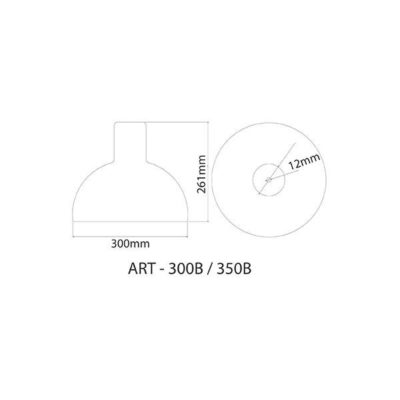 Vito 4102470 Пендел за таван ART-300B 1xE27 CHROME IP20 60W 220V