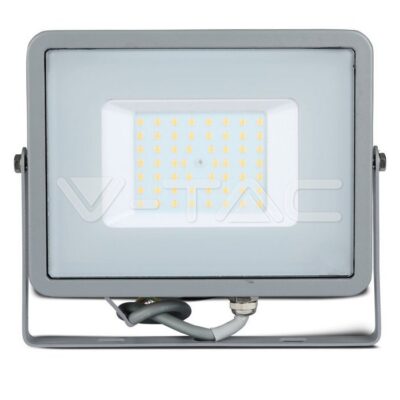 V-TAC VT-465 50W LED Прожектор SAMSUNG Чип SMD Сиво Тяло 6400K