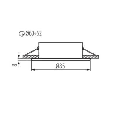 Kanlux 4704 OPR.HALOGENOWA MARIN Gx5.3 12V IP44