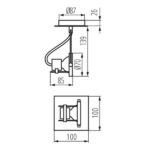 Kanlux 4795 Осветително тяло за стена или таван SONDA 50W G10 IP20 220V