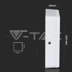 V-TAC VT-4928 22W LED Панел Външен монтаж Квадратен Модул Топло Светлина