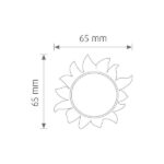 VITO 5200430 Нощна Лампа SUN 4xRLED Синьо