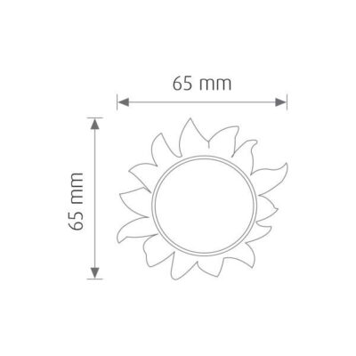 VITO 5200430 Нощна Лампа SUN 4xRLED Синьо