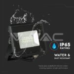 V-TAC VT-5989 10W LED Прожектор E-Series Черно Тяло Червен IP65