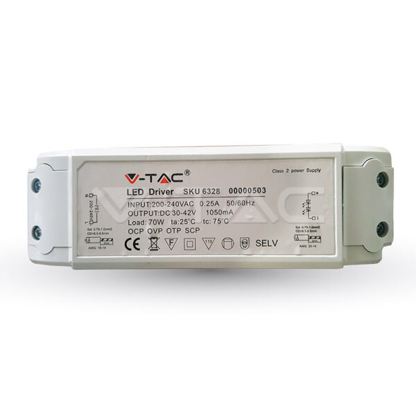 V-TAC VT-6328 Драйвер за LED Панел 70W 5 г Гаранция