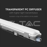 V-TAC VT-6461 LED Водозащитено тяло150cm 22W 4000K