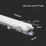 V-TAC VT-6461 LED Водозащитено тяло150cm 22W 4000K