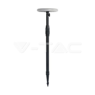 V-TAC VT-6668 3W LED Соларно Градински Тяло Черно Бяло Тяло 3000K 2бр.