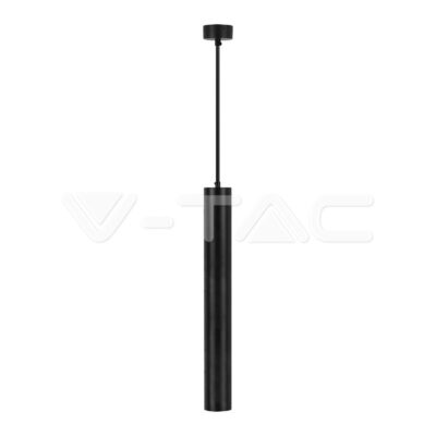 V-TAC VT-6687 1xGU10 Корпус Пендел Черен D:60x500мм