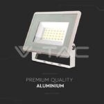 V-TAC VT-6741 20W LED Прожектор Бяло Тяло 4000K