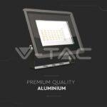 V-TAC VT-6745 30W LED Прожектор SMD F-Series Черно Тяло 6400K