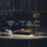 V-TAC VT-6821 2W LED Настолна Лампа Бежово IP54 3000K