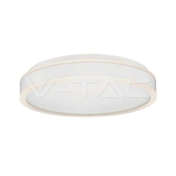 V-TAC VT-6909 LED Осветител 38W Кръг за Таван Бяла Рамка 4000K