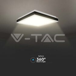 V-TAC VT-6914 LED Осветител 38W Плафон 4000K Квадрат Черна Рамка