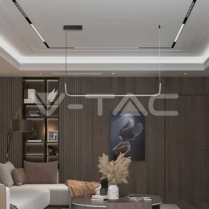 V-TAC VT-6939 LED Осветител 12W Висящ Черен 4000K