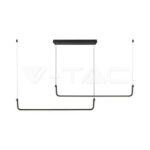 V-TAC VT-6941 LED Осветител 24W 4000K Черен Кръг