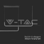 V-TAC VT-6941 LED Осветител 24W 4000K Черен Кръг