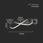 V-TAC VT-7002 LED Осветител 24W Безкрайност 3000K