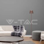 V-TAC VT-7008 4W LED Настолна Лампа Презаредима Corten 3000K IP54