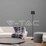 V-TAC VT-7009 4W LED Настолна Лампа Презаредима Бяла Черна IP54