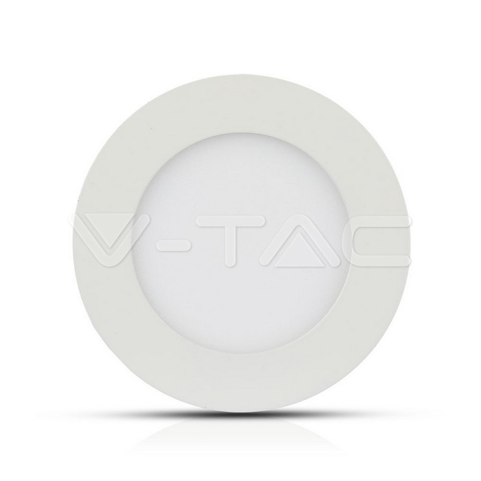 V-TAC VT-706 6W LED Панел Premium SAMSUNG Чип Кръг 3000K