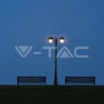 V-TAC VT-7062 Градиснки Лампа 2ХE27 1990мм Черен IP44