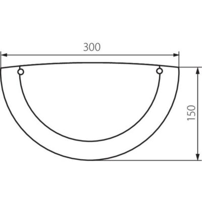 Kanlux 70747 Аплик за стена TIVA 60W E27 IP20 220V