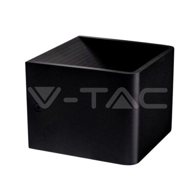 V-TAC VT-7094 6W Аплик Bridgelux Чип Черно Тяло Квадрат 4000K