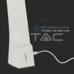 V-TAC VT-7099 4W LED Настолна Лампа Бяло + Златно