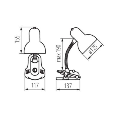 Kanlux 7151 Настолна лампа SUZI E27 220V IP20