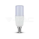 V-TAC VT-7173 LED Крушка 9W T37 Пластик Топло Бяла Светлина