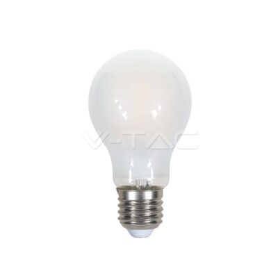 V-TAC VT-71811 LED Крушка 7W Filament E27 A60 A++ Кръст Матирано Покритие Топло Бяла Светлина