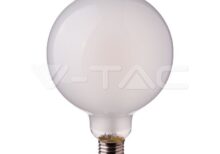 V-TAC VT-7187 LED Крушка 7W Filament E27 G95 Матирано Покритие Топло Бяла Светлина