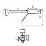 Kanlux 72369 Фасунга за източник на светлина BR-GZ10 GU10 220V