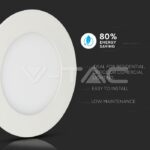 V-TAC VT-726 24W LED Панел Premium SAMSUNG Чип Кръг 6400K