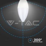 V-TAC VT-7293 LED Крушка 5.5W E14 Кендъл Бяла Светлина 2Бр/Блистер