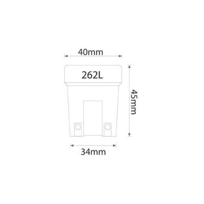 VITO 7320040 E27 с Метална Порцеланова Фасунга