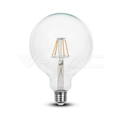 V-TAC VT-7427 LED Крушка 6W Filament E27 G125 6400K