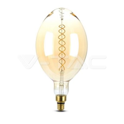 V-TAC VT-7463 LED Крушка 8W Двоен Filament Е27 BF180 Димираща 2000K