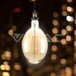 V-TAC VT-7464 LED Крушка 8W Прав Filament Е27 BF180 Димираща 2000K