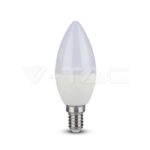 V-TAC VT-7496 LED Крушка 5.5W E14 C37 Кендъл 6400K CRI 95+