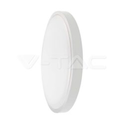 V-TAC VT-76161 18W LED Плафон Кръг Бяла Рамка 4000К IP44