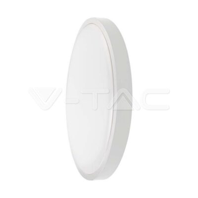 V-TAC VT-76171 18W LED Плафон Кръг Бяла Рамка 6400К IP44