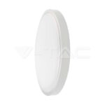 V-TAC VT-7618 24W LED Плафон Кръг Бяла Рамка 3000К IP44