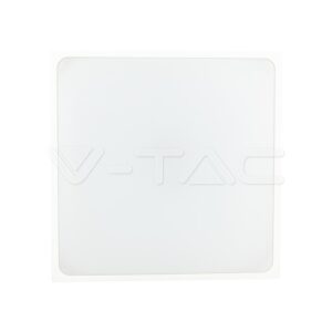 V-TAC VT-7624 18W LED Плафон Квадрат Бяла Рамка 3000К IP44