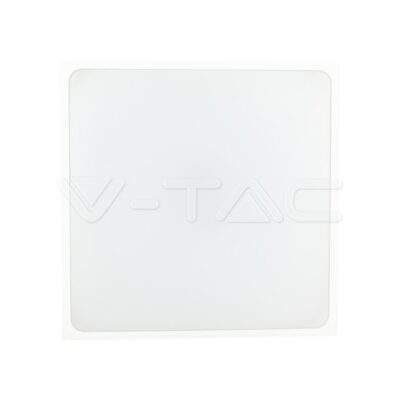 V-TAC VT-7624 18W LED Плафон Квадрат Бяла Рамка 3000К IP44