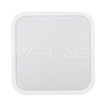 V-TAC VT-76251 18W LED Плафон Квадрат Бяла Рамка 4000К IP44