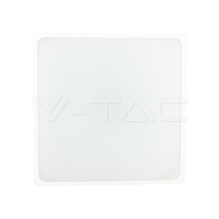 V-TAC VT-7631 30W LED Плафон Квадрат Бяла Рамка 4000К IP44