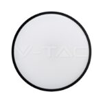 V-TAC VT-7633 18W LED Плафон Кръг Черна Рамка 3000К IP44